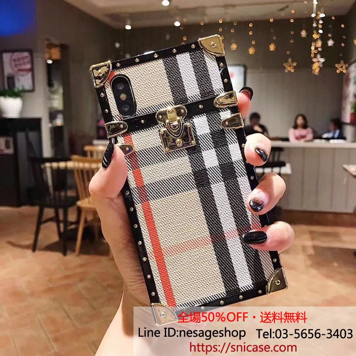 ファッション iPhoneXSケース バーバリー
