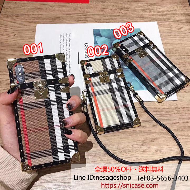 トランク型iphoneXsMax ケース Burberry