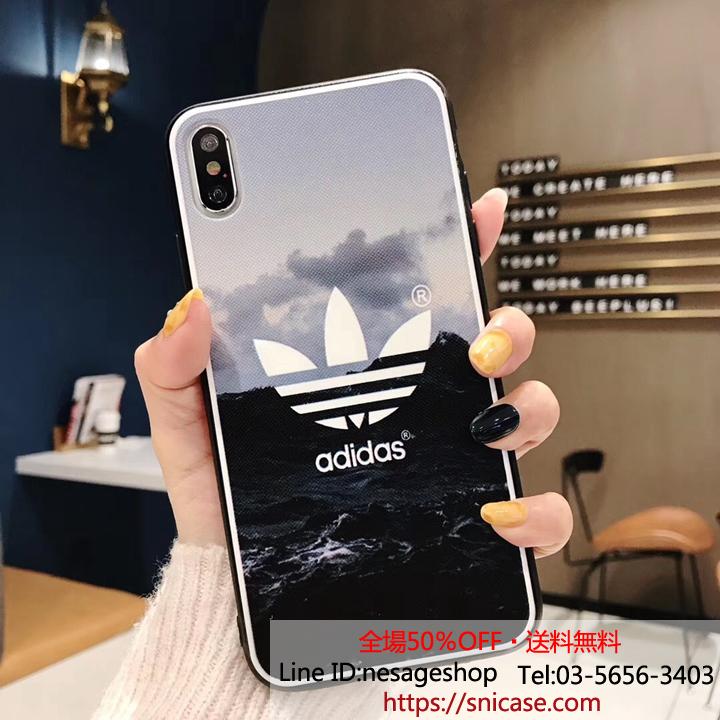 浮き彫り iPhone XS Maxカバー ADIDAS