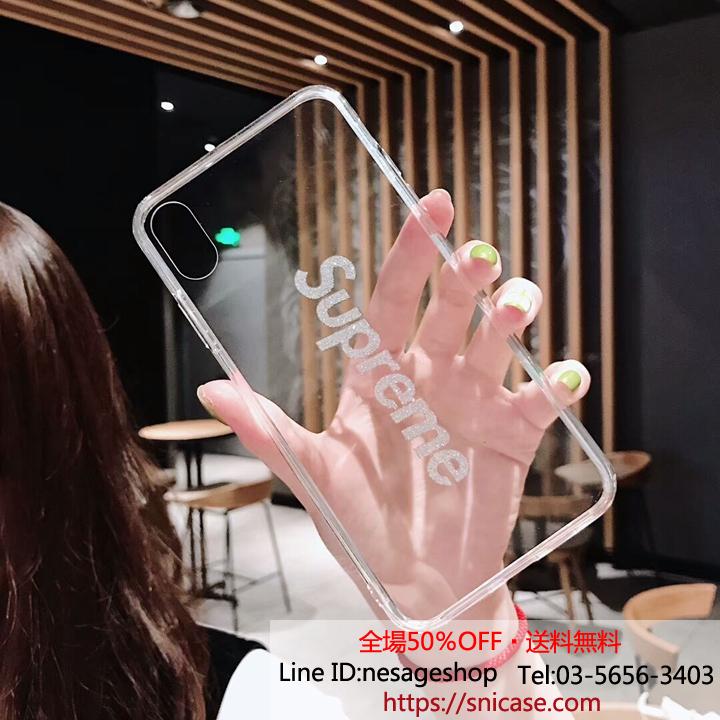 シュプリーム iPhoneXsMax ケース 透明