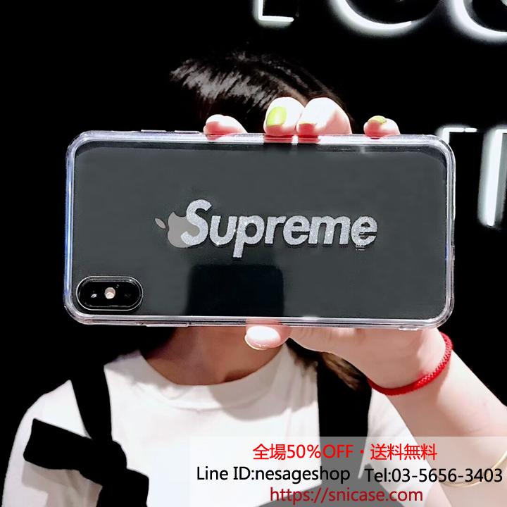Supreme 背面ガラスカバーiPhoneX