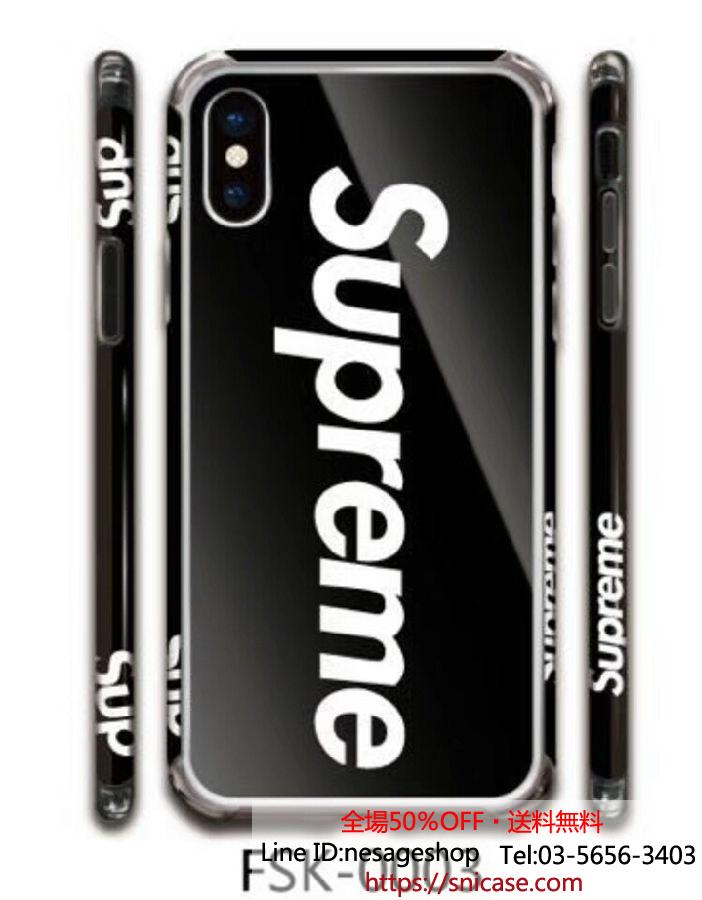 Supreme アイフォンXS ケース シンプル風