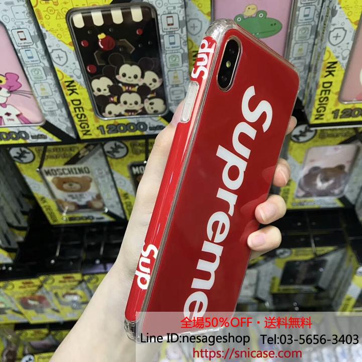 大人気 iPhoneXR/テンアール カバー シュプリーム