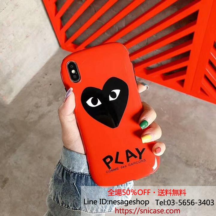 プレイ iPhone8Plusケース ハート