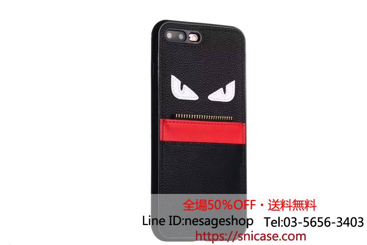 iPhoneXR/Xレザーカバー フェンディ