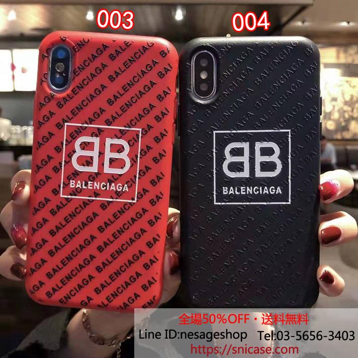 英字いれ Balenciaga iphonexrケース