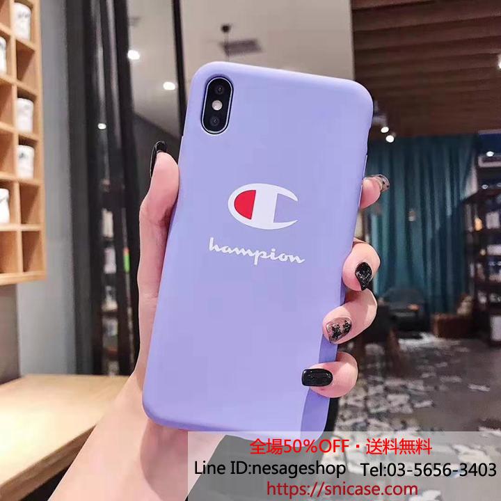 チャンピオン iphone テンエスカバー シンプル
