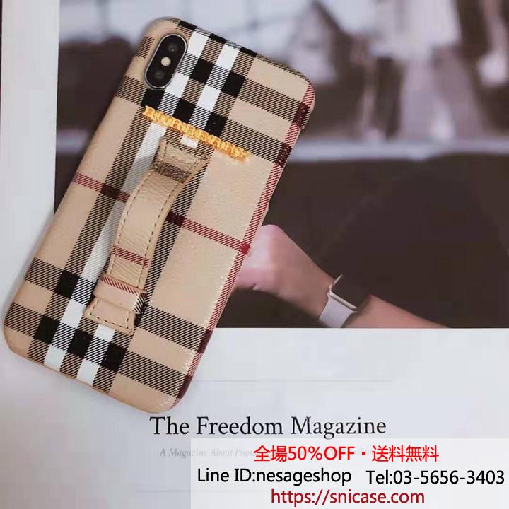 手持ちベルト付き iphonexrカバー Burberry