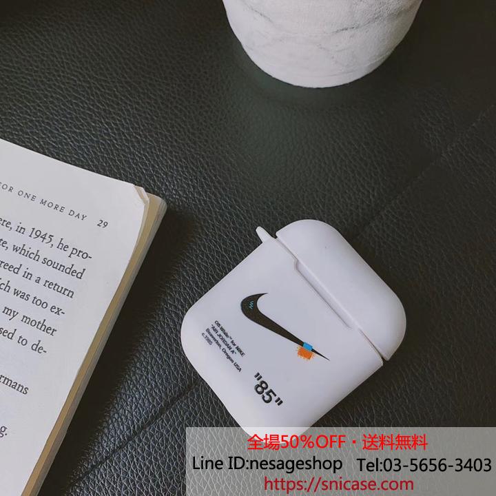 個性的 エアーポッズ用保護カバー off-white
