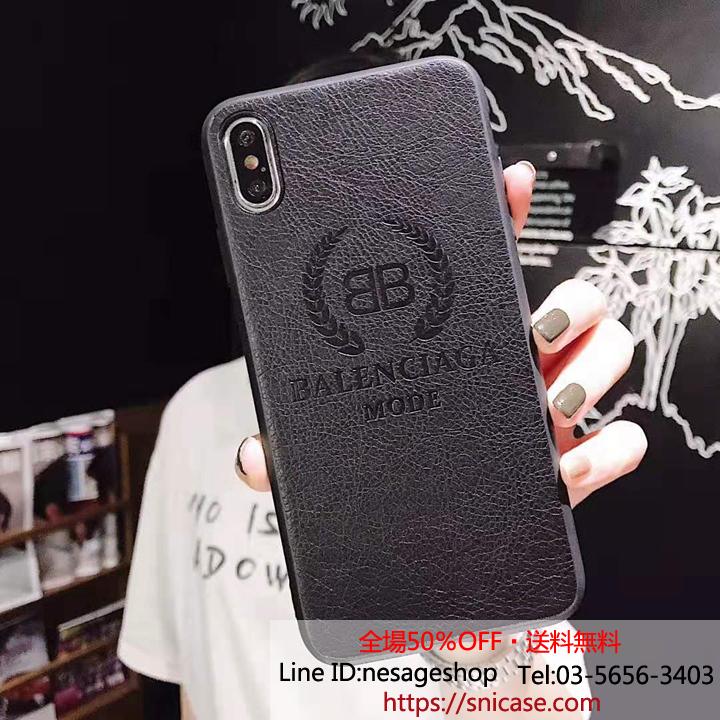 アイホンXR レザーケース balenciaga