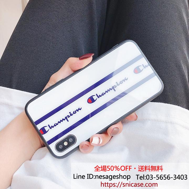 背面ガラス iPhoneXS/Xr カバー チャンピオン