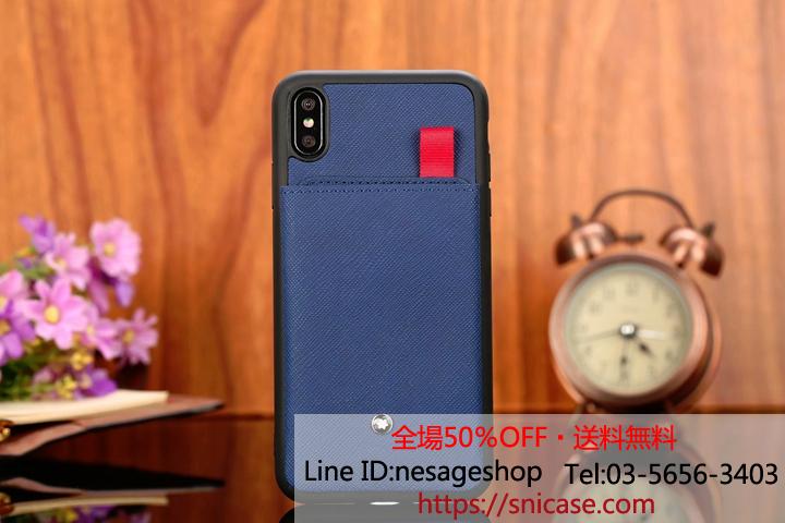 Montblanc iPhone11/XS/X ケース 小銭入れ