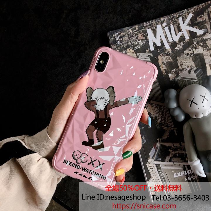 カウズ iphone11 pro maxケース かわいい