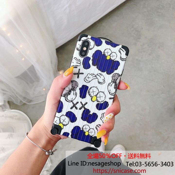 キャラクターiphone11 pro maxカバー カウズ