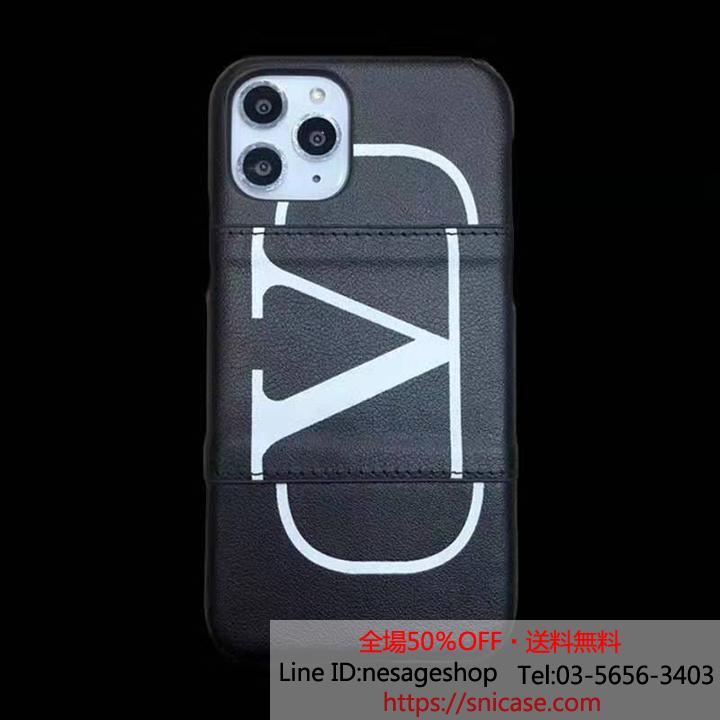ヴァレンティノ iphone8plusカバー カードいれ