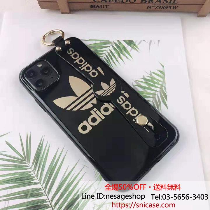 おしゃれ iphone xr/xsカバー adidas