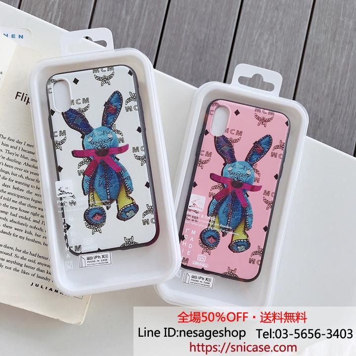 エムシーエム iPhone12 proケース ウサギ