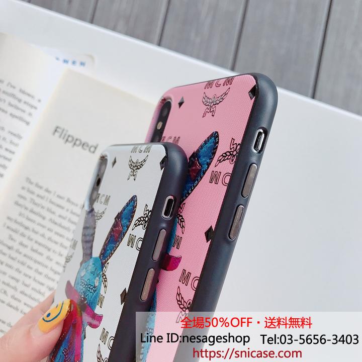 エムシーエム iPhone12 proケース ウサギ