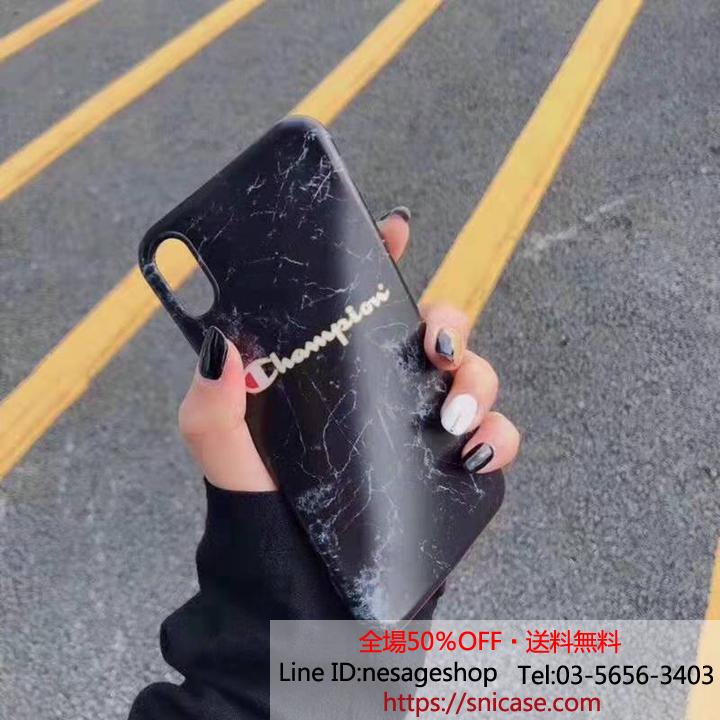 チャンピオンiphonexs maxカバー オシャレ