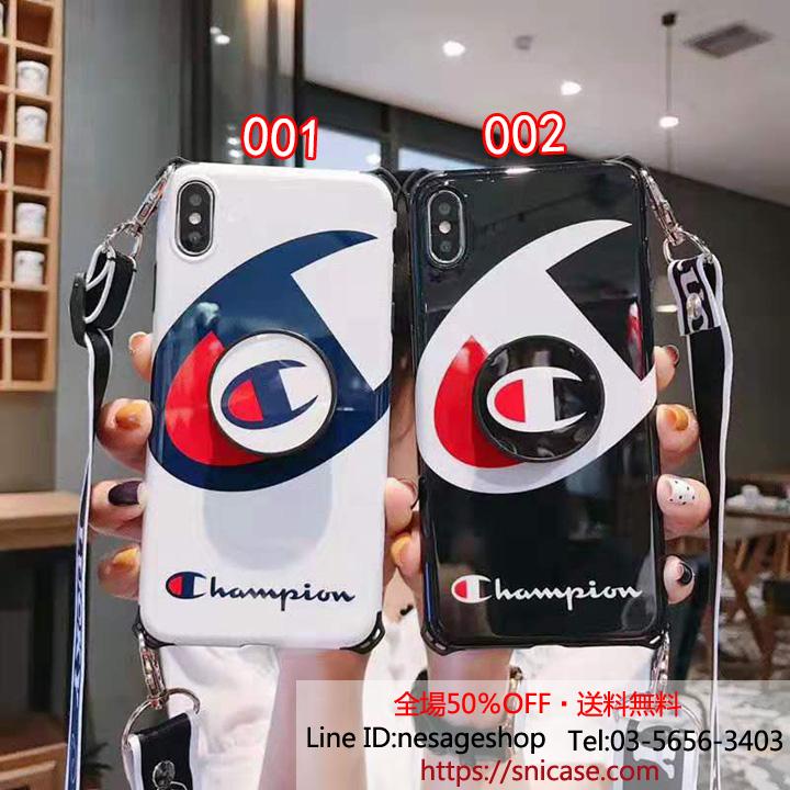 Champion アイフォンXS ケース お洒落