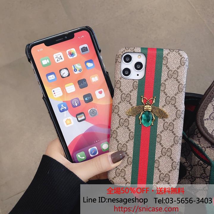 ギャラクシーs10/s9+ パールカバー gucci