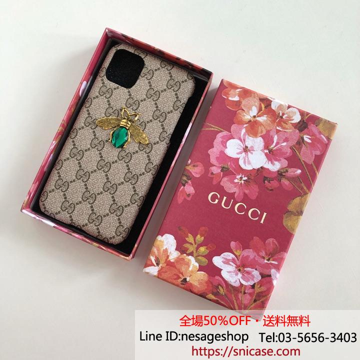 ギャラクシーs10/s9+ パールカバー gucci