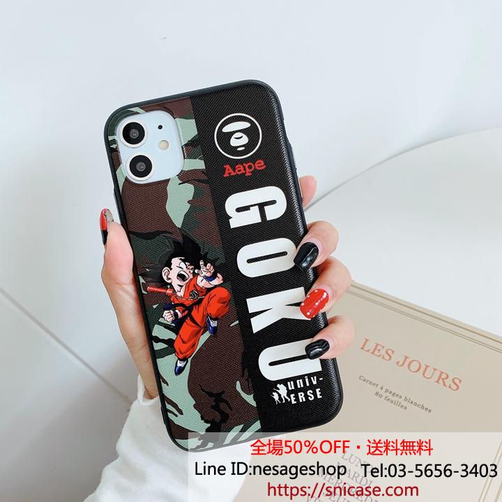 iphonexs/11pro maxかばー Aape ドラゴンボール