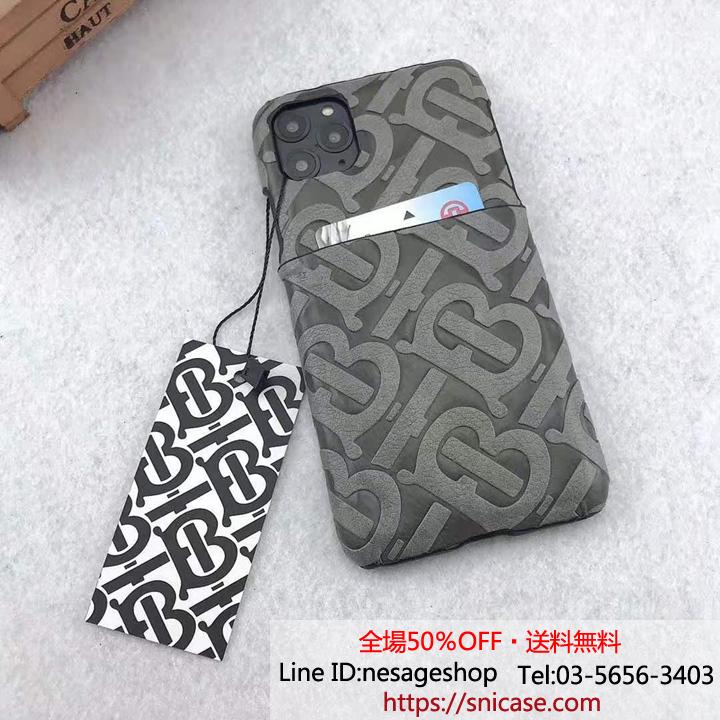 バーバリー iPhone12 Proケース 小銭入れ
