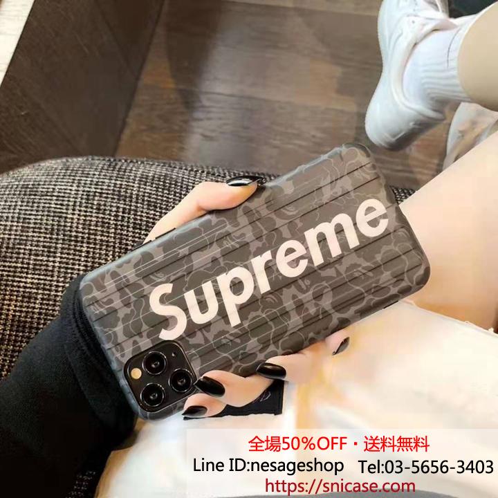 迷彩柄 Supremeカバー アイフォン11 プロマックス