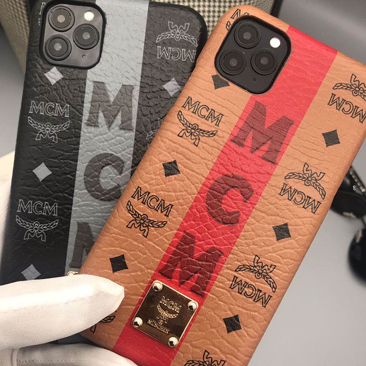 MCMカバー iPhone12Mini かっこいい