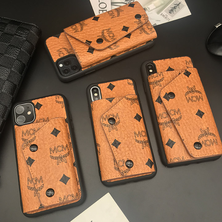 iPhone12 チェック柄 保護ケース MCM