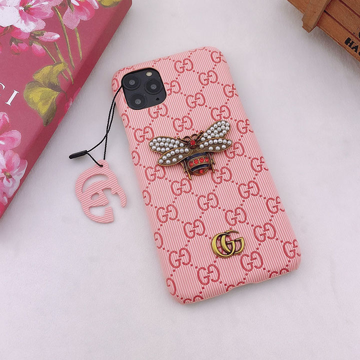 シュリンクレザー iphone8ケース グッチ