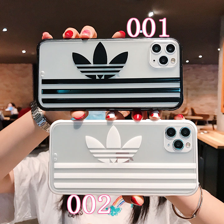 Adidas iPhone12Pro カバー 透明
