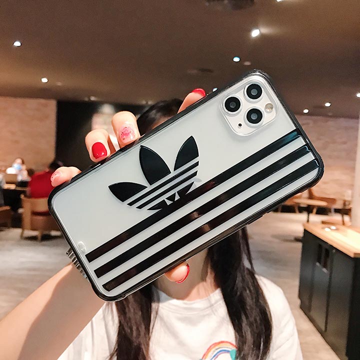 Adidas iPhone12Pro カバー 透明