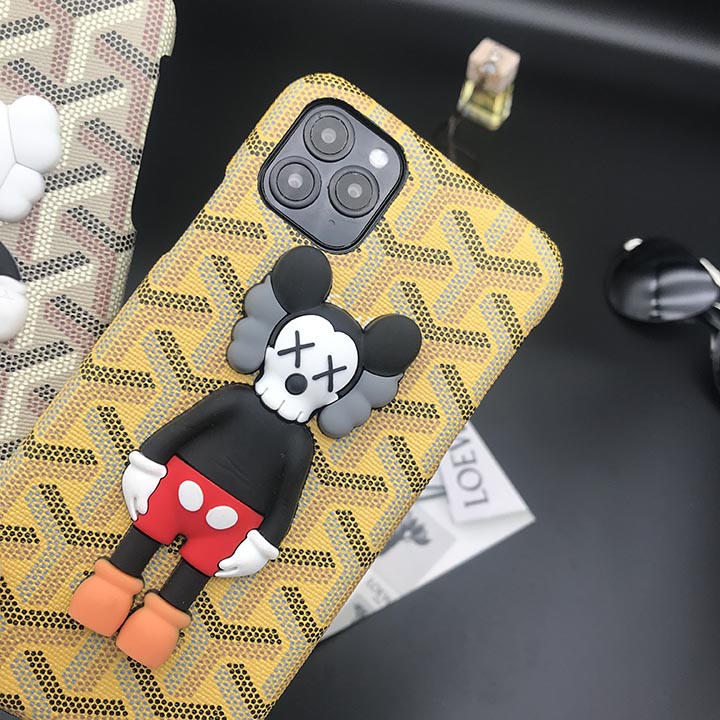 iphone12miniケース kaws ブランド柄