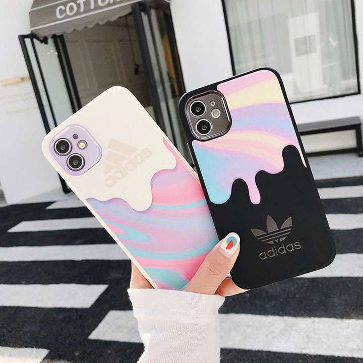 iPhone12Miniカバー Adidas かわいい