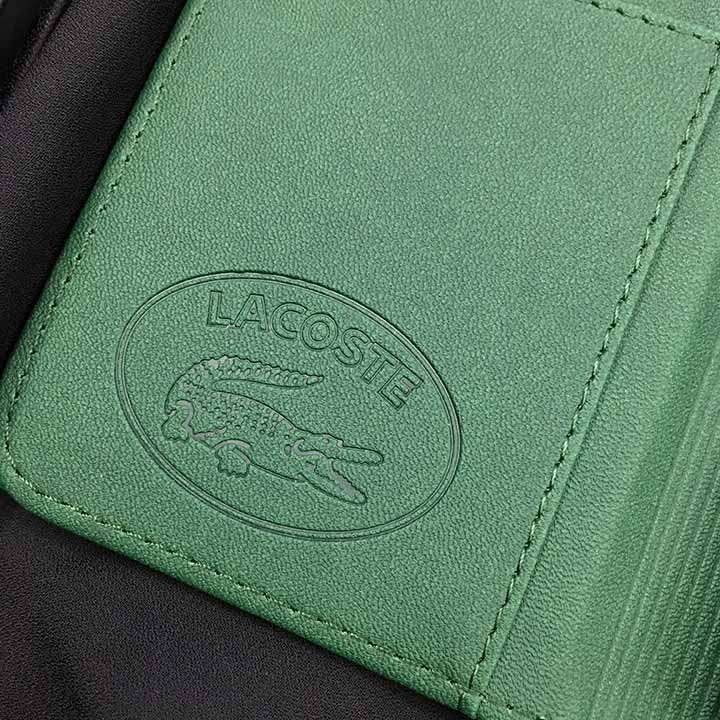 アイホン12mini lacoste カバー カード収納