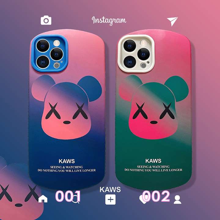 かわいいiPhone12Pro Maxカバー カウズ