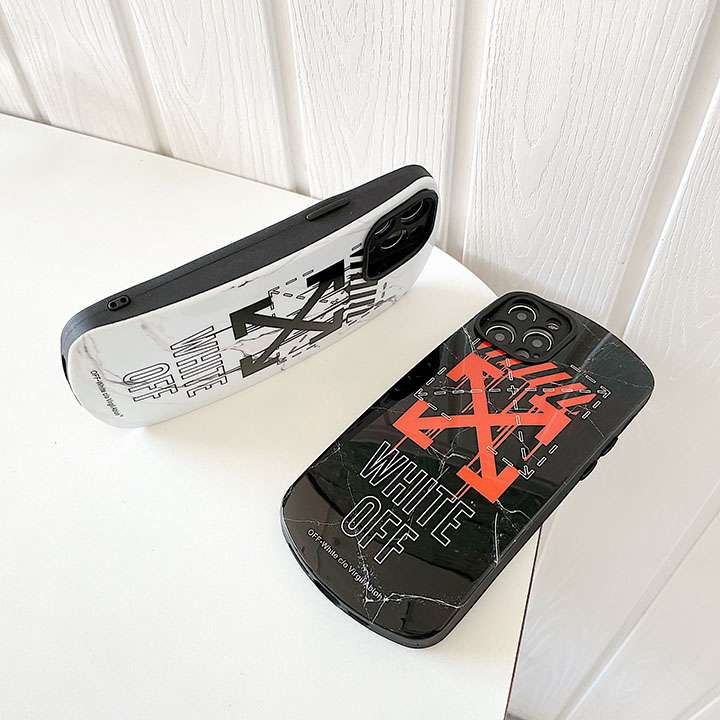 off white iphone12miniカバー 白