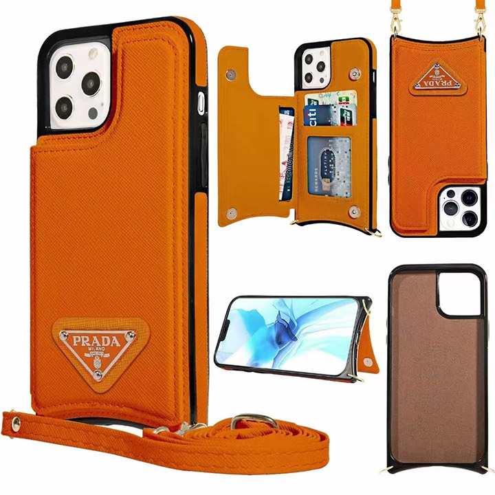  prada iphone15 pro maxケース肩掛け