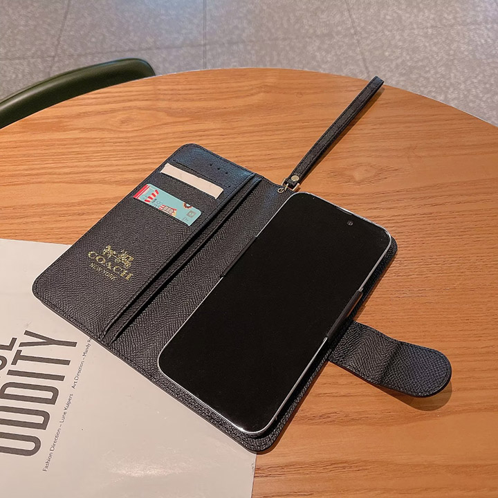 コーチ iphone15 plusケース手帳