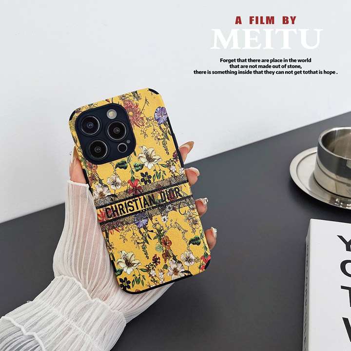 ディオール花柄iphone15 proカバー