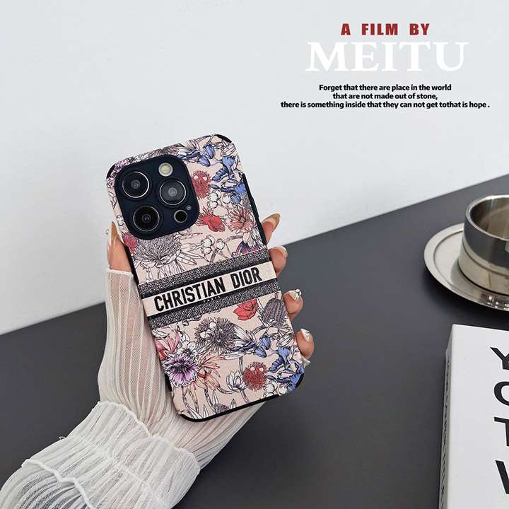 dior iphone15 plusケース花柄