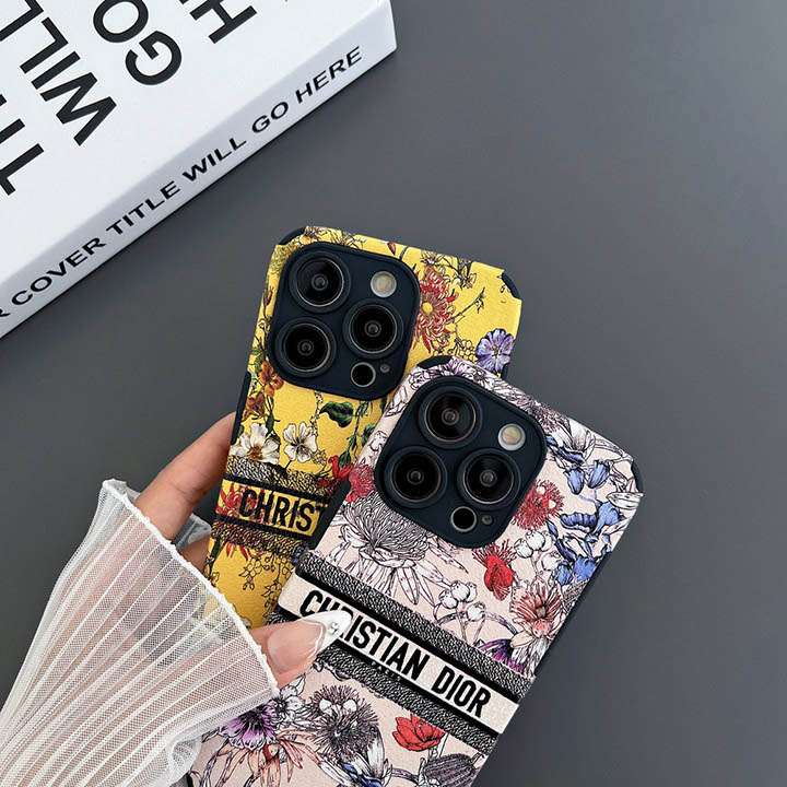 dior iphone15 plusケース花柄